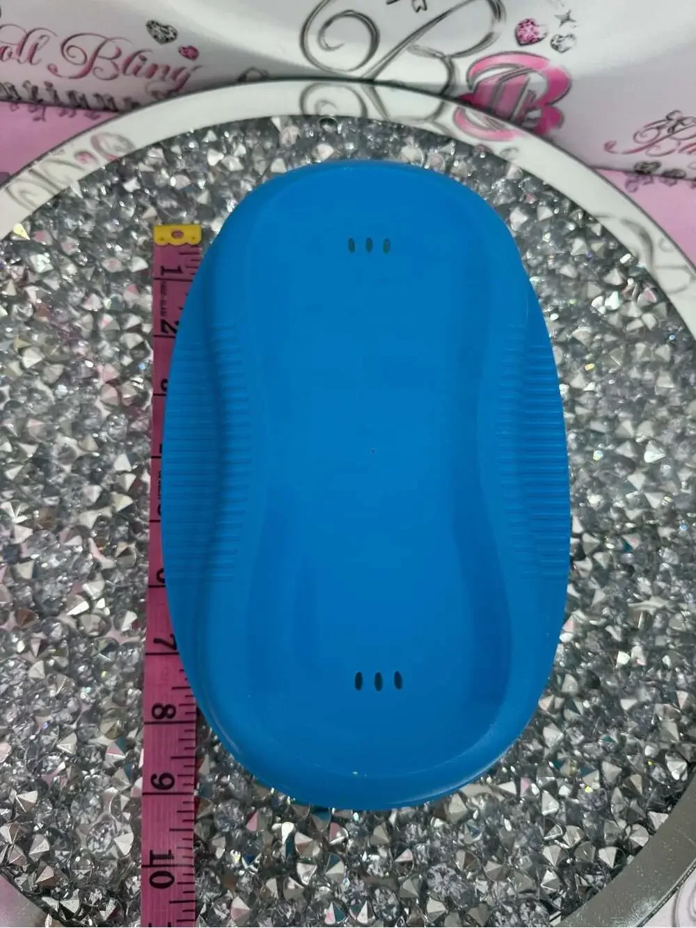 Tupperware egg maker microwave Bright Blue Two-Tone Plastic Carry Case